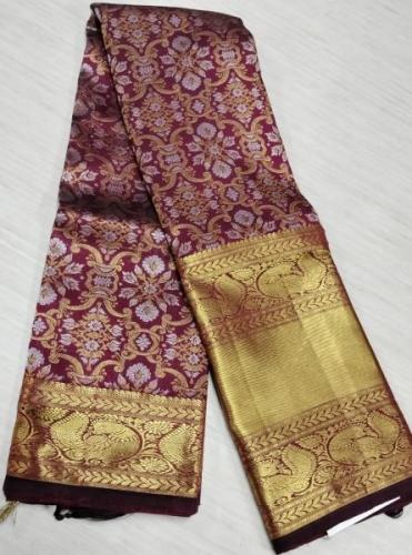 HF ZARI GRAND DESIGNING WEDDING SILK SAREES SSLW